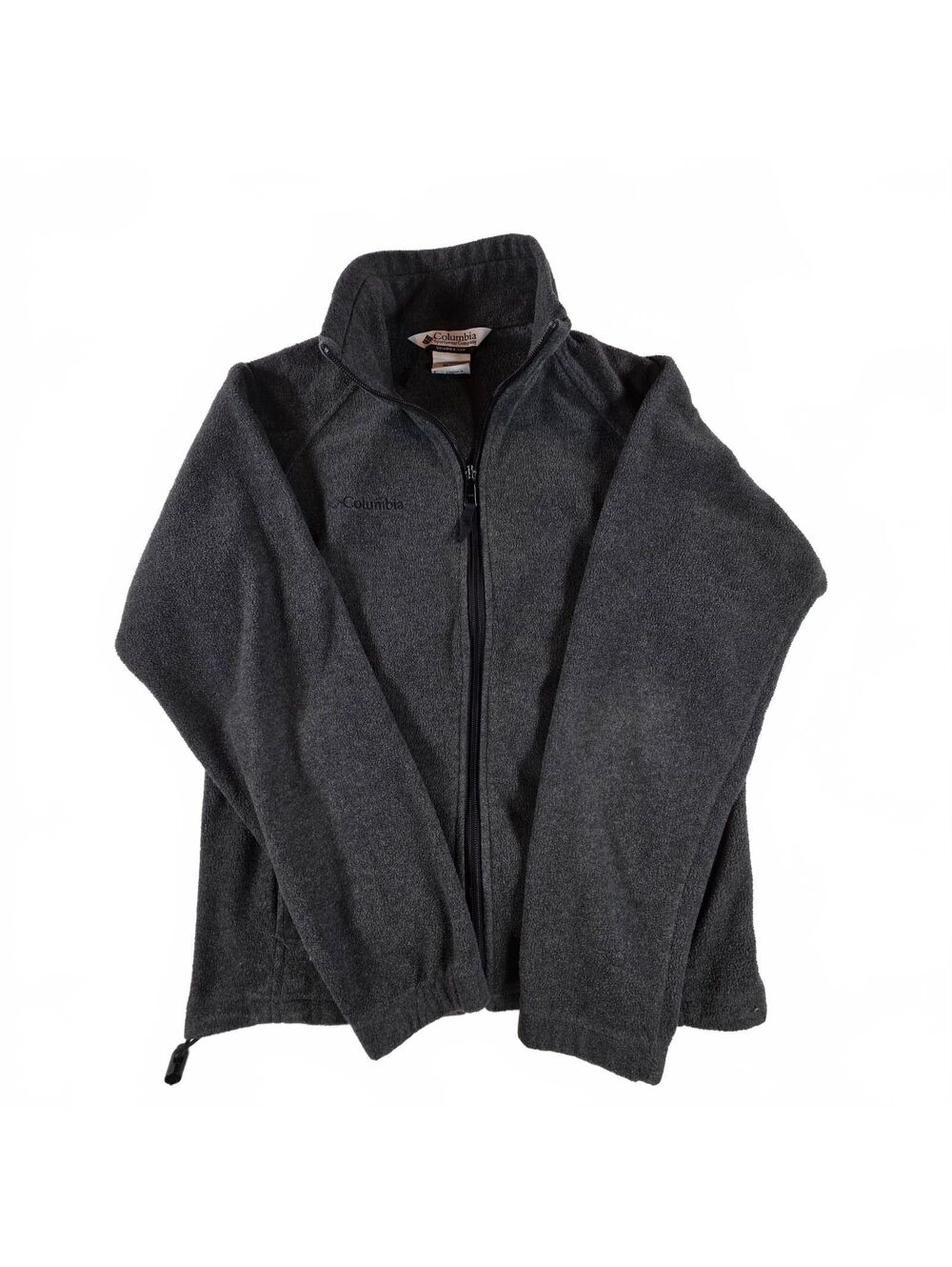 Columbia Women's Small Black Full Zip Fleece Jacket Outdoor Casual